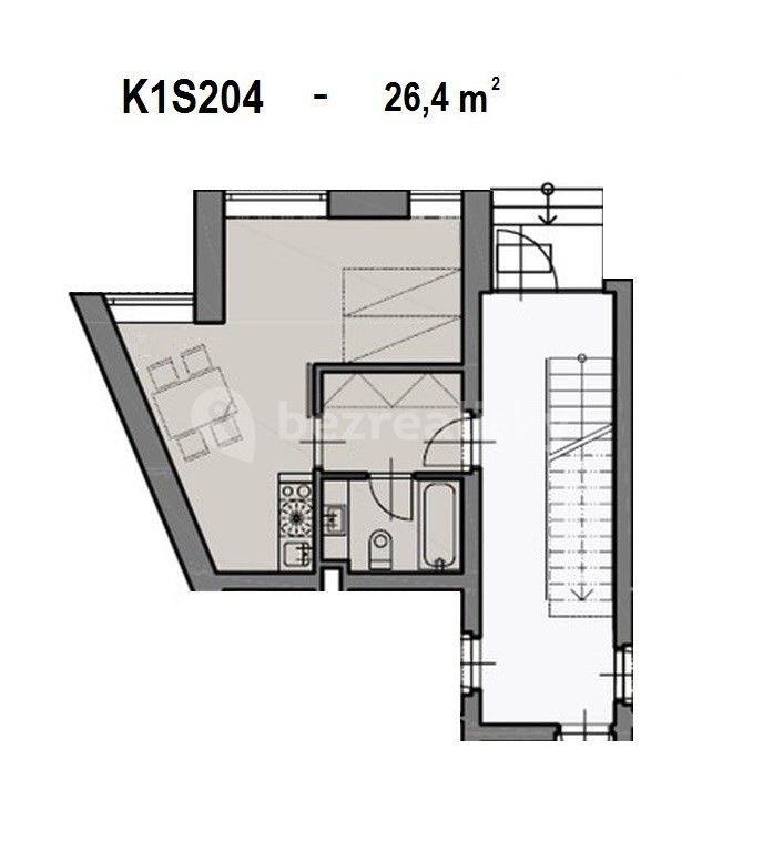 Predaj bytu 1-izbový 27 m², Loučná pod Klínovcem, Ústecký kraj