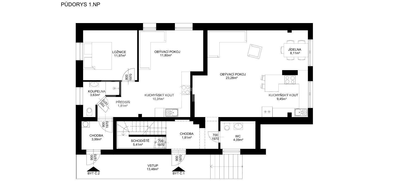 Predaj domu 260 m², pozemek 1.540 m², Buková, Šimonovice, Liberecký kraj