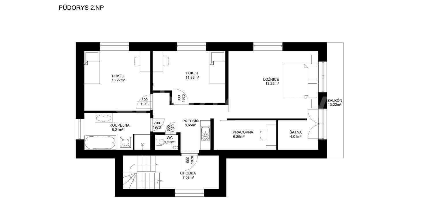 Predaj domu 260 m², pozemek 1.540 m², Buková, Šimonovice, Liberecký kraj