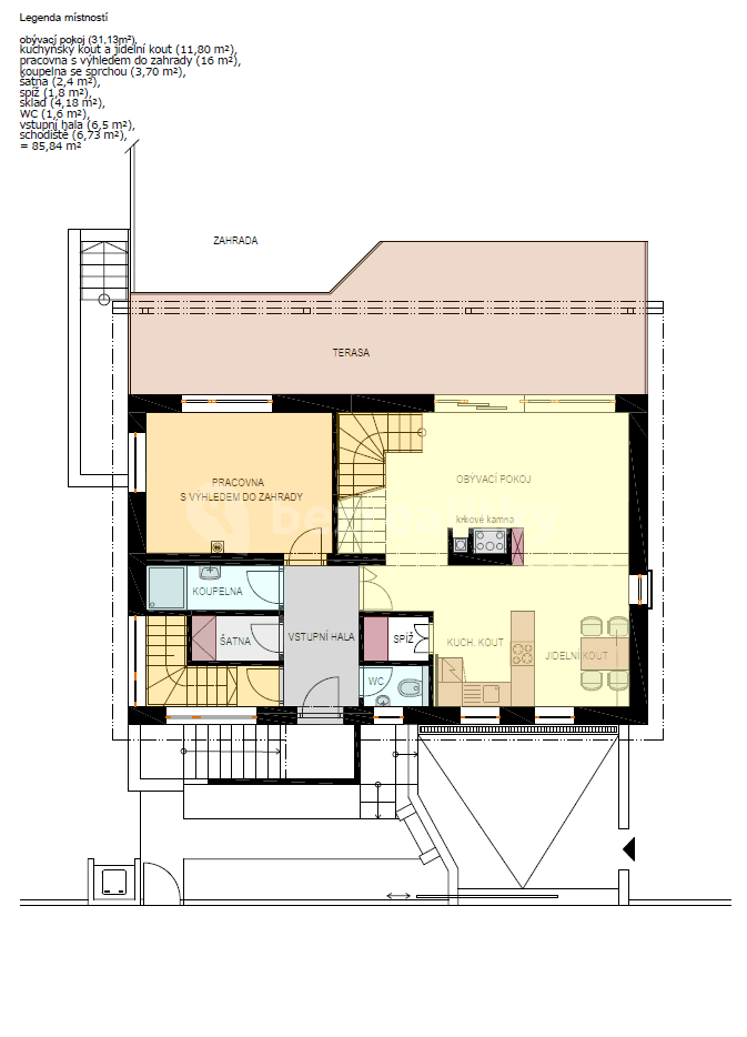 Predaj domu 284 m², pozemek 526 m², K Lesu, Praha, Praha