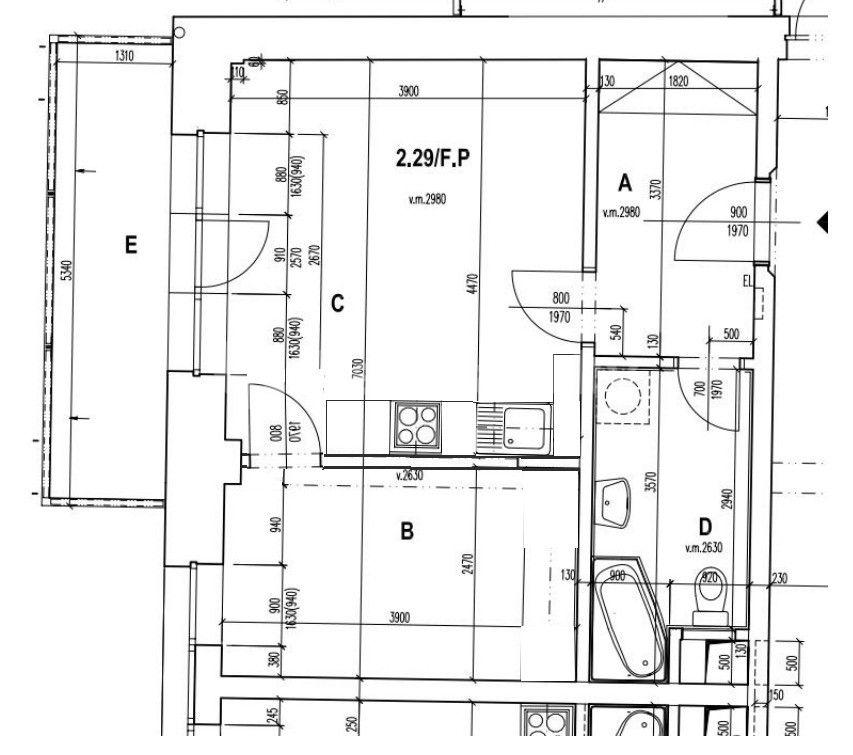 Predaj bytu 2-izbový 47 m², Českomoravská, Praha, Praha