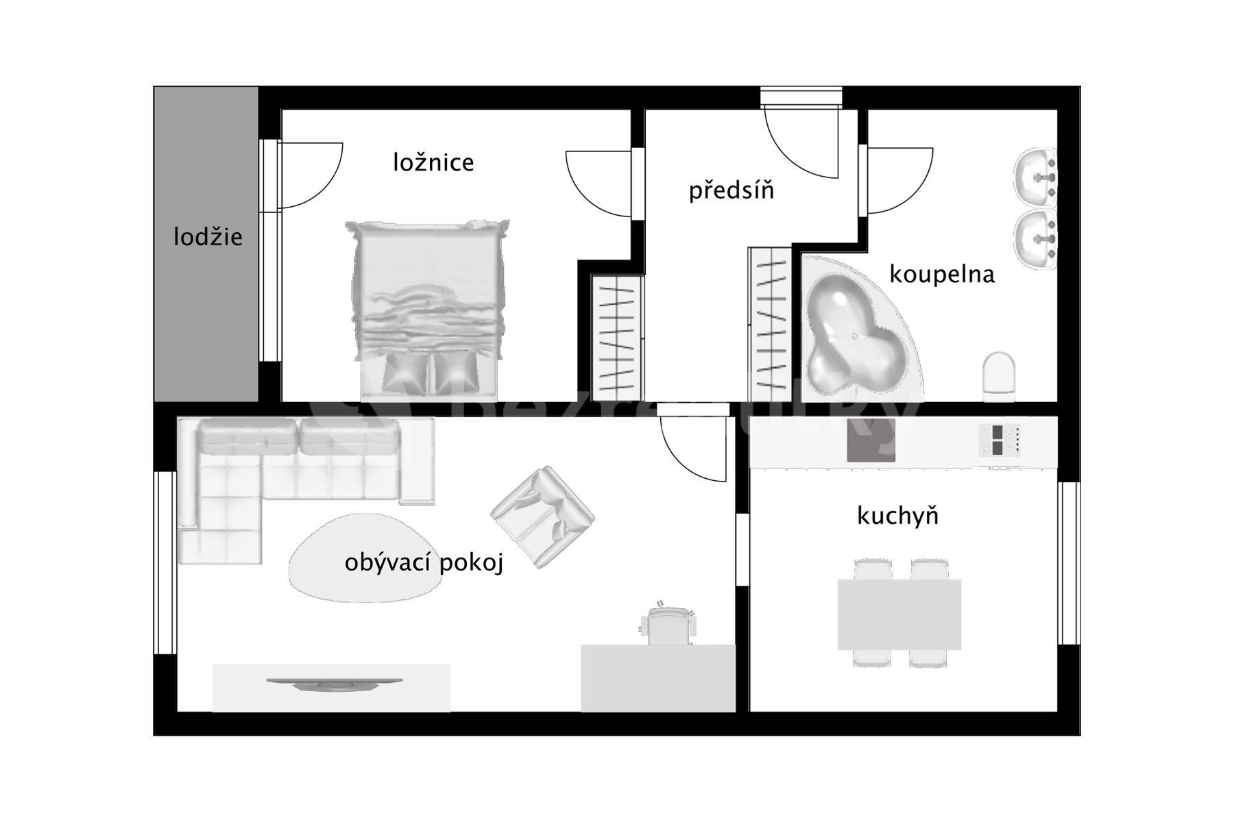 Predaj bytu 2-izbový 60 m², Krásná Hora nad Vltavou, Krásná Hora nad Vltavou, Středočeský kraj