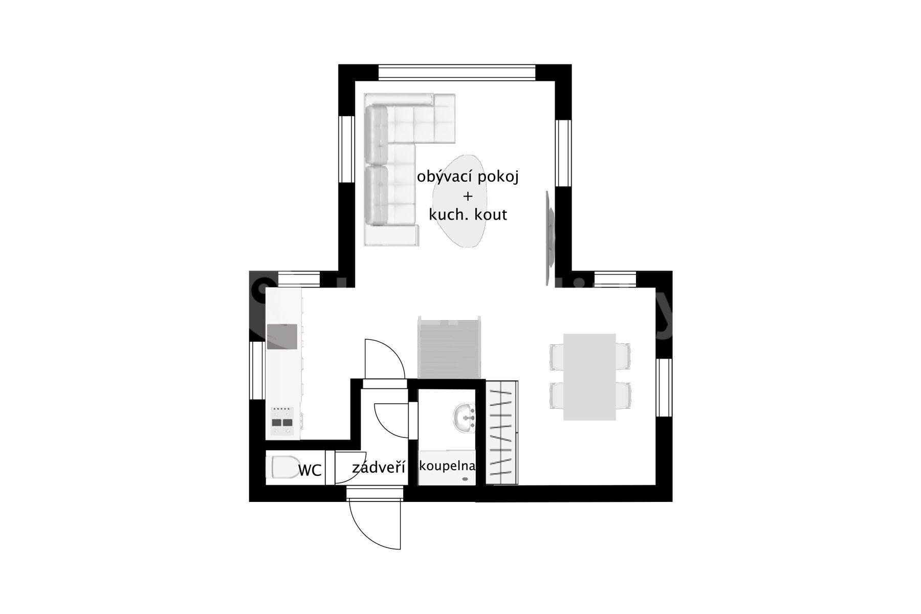 Predaj domu 81 m², pozemek 1.200 m², Rymaně, Mníšek pod Brdy, Středočeský kraj