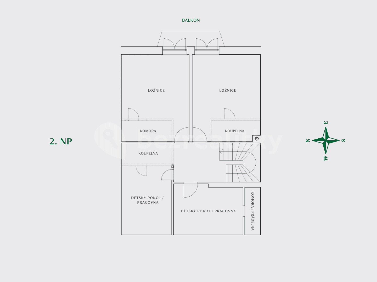 Prenájom bytu 5-izbový 115 m², K Lůžku, Psáry, Středočeský kraj