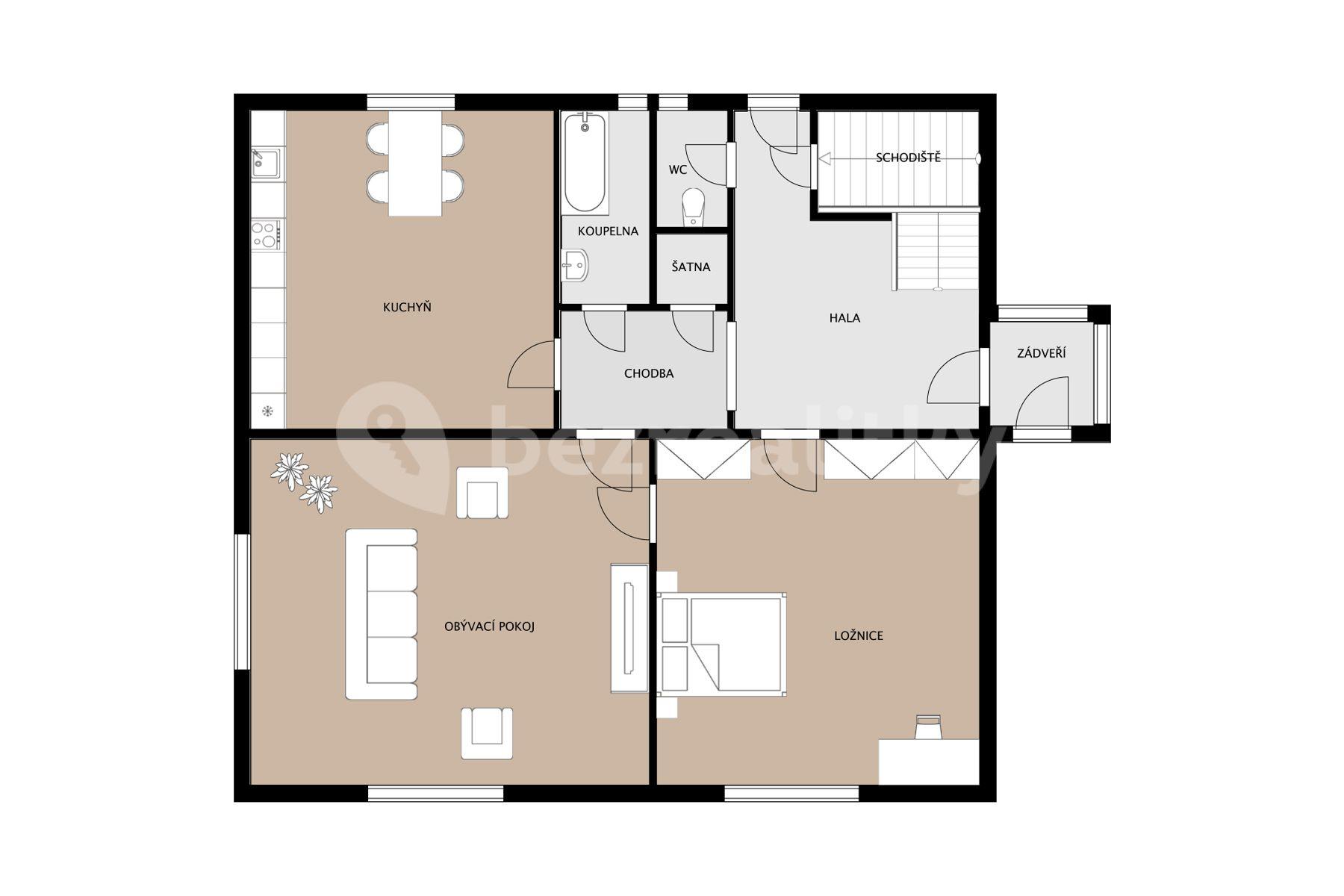 Predaj domu 180 m², pozemek 1.880 m², Hněvotín, Hněvotín, Olomoucký kraj