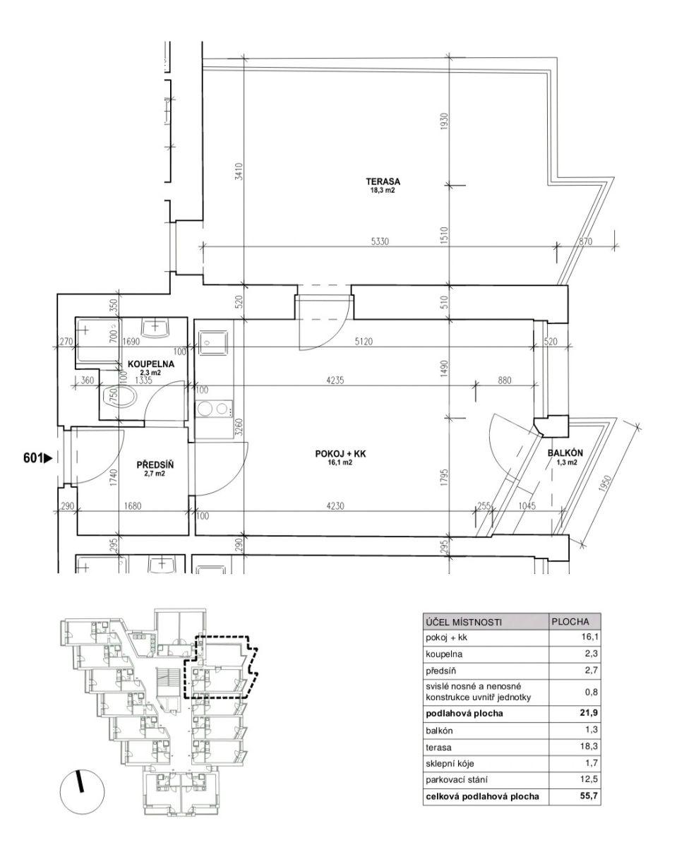 Predaj bytu 1-izbový 56 m², Hornoměcholupská, Praha, Praha