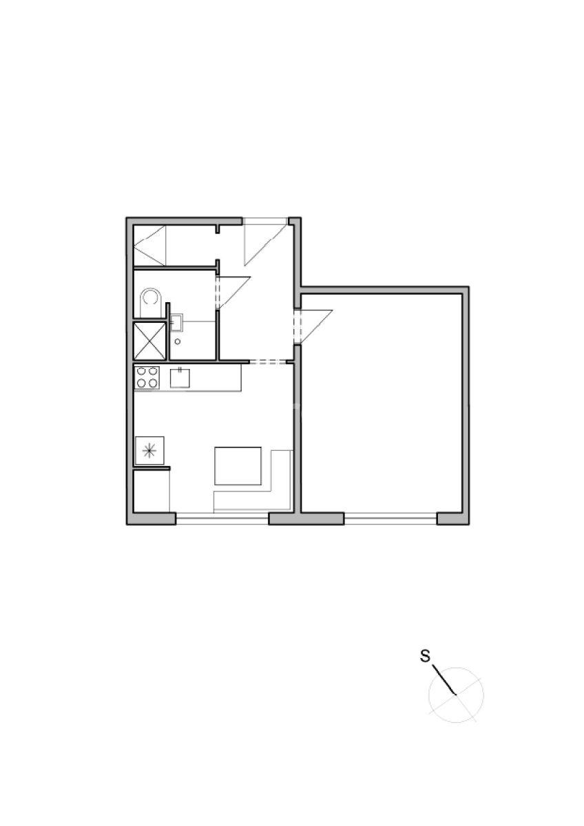 Prenájom bytu 1-izbový 36 m², Palackého třída, Chrudim, Pardubický kraj