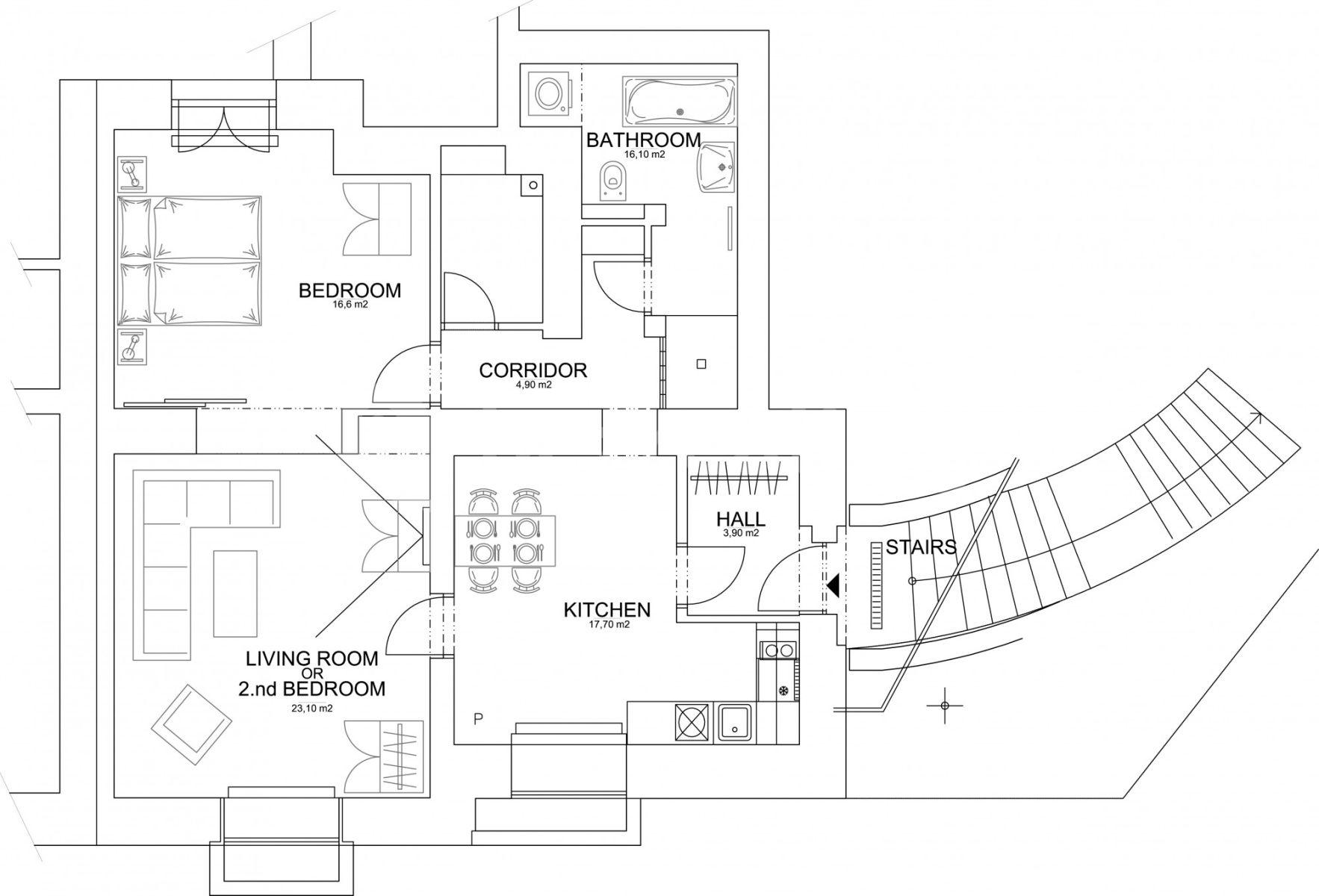 Prenájom bytu 1-izbový 82 m², Kosatcová, Praha, Praha