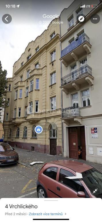 Prenájom bytu 1-izbový 20 m², Vrchlického, Praha, Praha