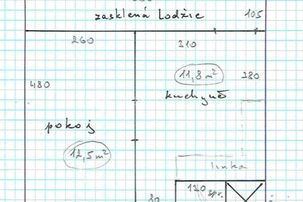 Prenájom bytu 2-izbový 34 m², Revoluční, Litoměřice